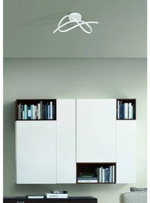 Plafoniera LED moderno India, bianco 49x25.5 cm dimmerabile NOVECENTO