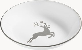Piatto fondo fatto a mano Grauer Hirsch