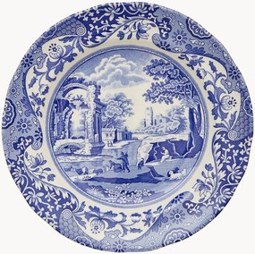 Set di 4 piatti da colazione Blue Italian