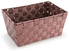 Cestino Versa Rosa Tessile 20 x 15 x 30 cm