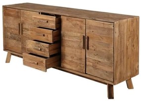 Base credenza 4 ante e 4 cassetti - LM-NEB-BUF4P