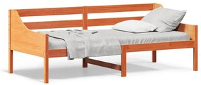 Dormeuse Senza Materasso Marrone Cera 80x200 Cm Legno Di Pino /