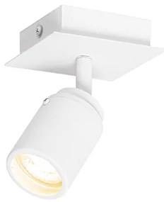 Faretto moderno per bagno bianco quadrato IP44 - Ducha