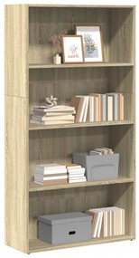 Libreria Rovere Sonoma 80x30x152 Cm İn Legno Multistrato /