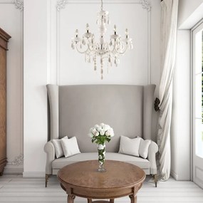 Lampadario Neoclassico Cuimbra 6x E14 Ø67cm