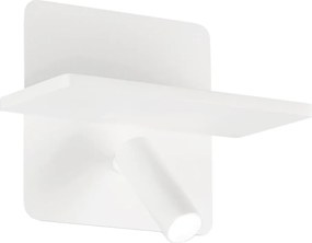 Ideal Lux - Faretto da parete LED PIANO LED/10W/230V CRI 90 USB bianco