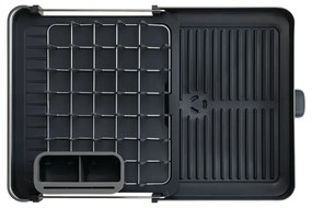 Scolapiatti regolabile grigio scuro in acciaio inox 36x32 cm Extend Steel – Joseph Joseph