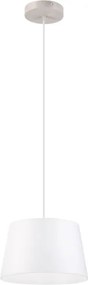 Lampadario a sospensione con cavo AIDA 1xE27/60W/230V Ø 25 cm rovere/bianco