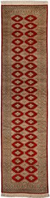 Bokhara Tappeto 510x130 Rosso (Pakistan) Annodato A Mano