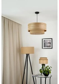 Brilagi - Lampadario a sospensione con filo MONTANA BOHO 1xE27/15W/230V diametro 45 cm marrone/nero