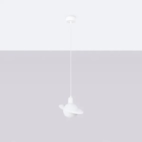 Sollux SL.1356 - Lampadario a sospensione con filo HYPERION 1xG9/8W/230V bianco