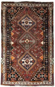 Shiraz Tappeto persiano 200 x 120 Rosso (Iran) Annodato A Mano