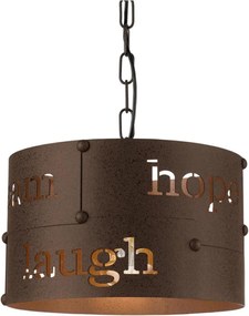 Eglo 49734 - Lampadario a sospensione con catena COLDINGHAM 1xE27/60W