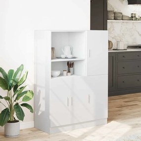 Set di mobili da cucina 2 pz bianco in truciolato