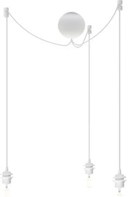 Cavo bianco a tripla sospensione per apparecchi Cannonball - UMAGE