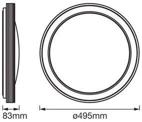 Ledvance - Plafoniera LED dimmerabile SMART+ FRAME LED/32W/230V Wi-Fi