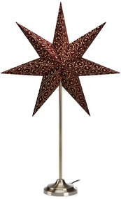 Decorazione luminosa bordeaux con motivo natalizio ø 45 cm Baroque - Markslöjd