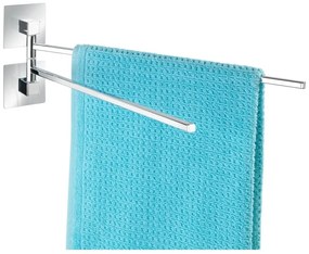 Barra portasciugamani doppia autoportante Quadro - Wenko