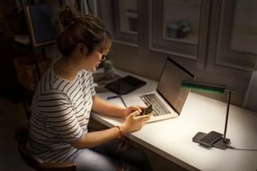 Osram - Lampada da scrivania LED dimmerabile OFFICE LINE LED/19W/230V nera