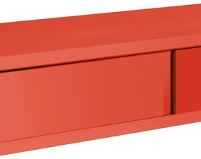 Mensola a muro Domino rettangolare in mdf L 88.2 x H 13.4 x P 23.7 cm