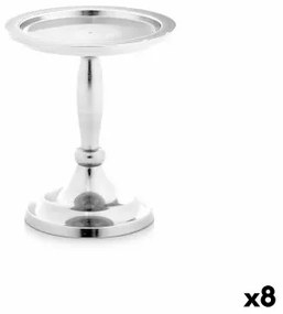 Candelabro Argentato Alluminio 10 x 12 x 10 cm (8 Unità)