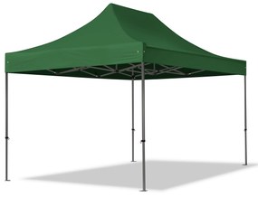 TOOLPORT 3x4,5m gazebo pieghevole, PREMIUM acciaio, verde scuro - (600050)