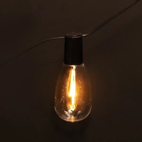 Brilagi - Ghirlanda natalizia LED da esterno 10xLED/3xAA 3,2 m IP44 bianco caldo