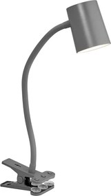 Osram - Lampada da scrivania con clip DESK LINE 1xGU10/9W/230V grigia