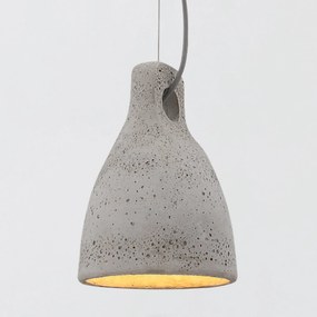 Lampada a sospensione Lenna Lindby, dimmerabile, Alluminio / Grigio / Zincato, Soggiorno / Sala da pranzo, calcestruzzo / cemento, Moderno, Lampada a sospensione