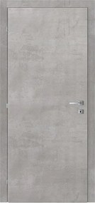 Porta interna a battente Shale in MDF colore cemento grigio, L 70 x H 210 cm, apertura reversibile