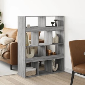 Divisorio Stanza Grigio Sonoma 100x33x125,5 Cm İn Truciolato /