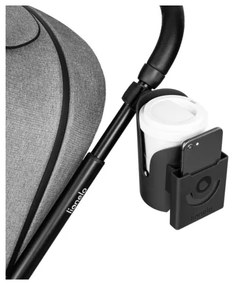 Lionelo - Portabevande per passeggino OVE Black Onyx