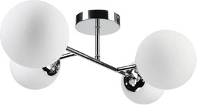 Brilagi - Plafoniera MALONY 4xE14/20W/230V cromo lucido
