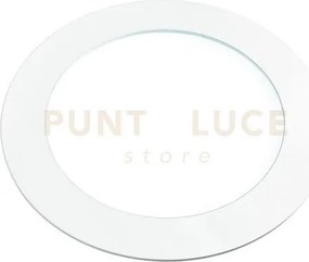 Incasso led slim bianco in alluminio 12w 1260lm 3000k 17x17x1,85 cm.