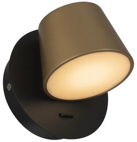 Maytoni MOD421WL-L6BBS3K - Applique a LED PIXEL 7W/230V 3000K oro/nero