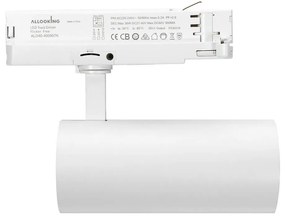 Faro LED 40W Trifase CCT Bianco Variabile Angolo 38/60° dimm. TRIAC Colore Bianco Variabile CCT