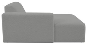 Modulo divano grigio in tessuto bouclé (angolo sinistro) Roxy - Scandic