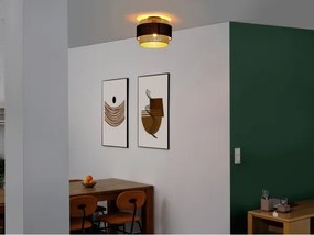 Osram - Plafoniera DECOR HORNET 1xE27/10W/230V Ø 30 cm nero/oro