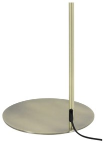 Lampada da terra color oro (altezza 160 cm) Rakel - Light &amp; Living
