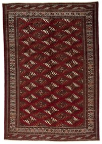 Tappeto 240 x 350 Rosso (Iran) Annodato A Mano