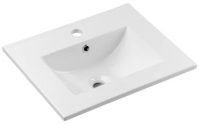 COMAD UM-2050RB DANCE 50 - Lavabo incasso DANCE 52x40 cm ceramica bianco lucido