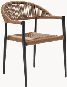 Sedie da pranzo da giardino con braccioli Canari, set di 2