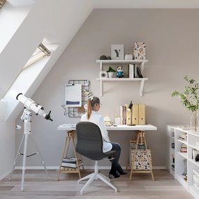 Lampada da tavolo nera in metallo (altezza totale 43 cm) Etna – Sollux