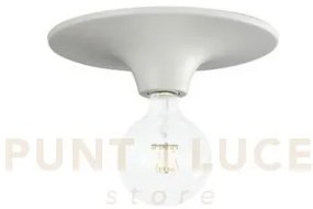 Plafoniera vesevus bianco 1 luce attacco e27 30x30x8cm in metallo
