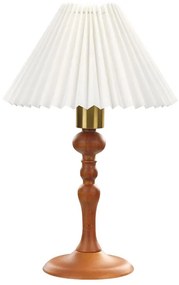 Lampada da tavolo legno scuro 39 cm COOKS Beliani