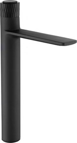Mexen Zero+ rubinetto lavabo alto, nero - 71610-70