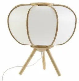 Lampada da tavolo DKD Home Decor 34 x 34 x 33 cm Naturale Bianco Bambù 220 V 50 W