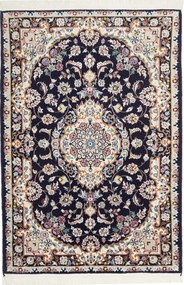 Nain Tappeto persiano 120x80 Blu (Iran) Annodato A Mano