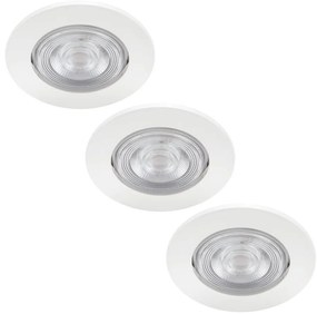 Philips - SET 3x Lampada LED da incasso TARAGON LED/4,5W/230V 2700K