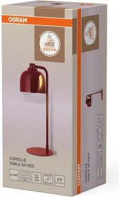 Osram - Lampada da tavolo DECOR COROLLE 1xG9/20W/230V rossa